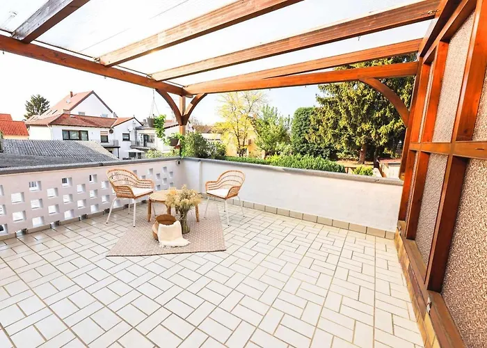Spacious 6 Flat *balcony & Terrace* Apartament Darmstadt
